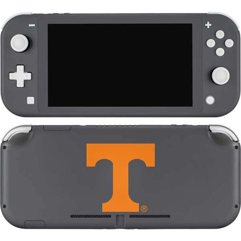 University of Tennessee-Knoxville T Logo Vols on Gray Nintendo Switch Lite Skin